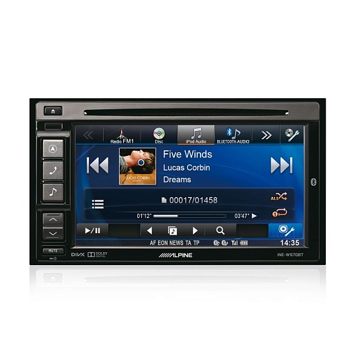 Нав. система 2DIN Alpine INE-W970BT-HERE (Navteq)