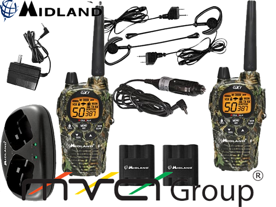 Радиостанция MIDLAND GTX-1050 к-т из 2-х радиостанций + з.у.