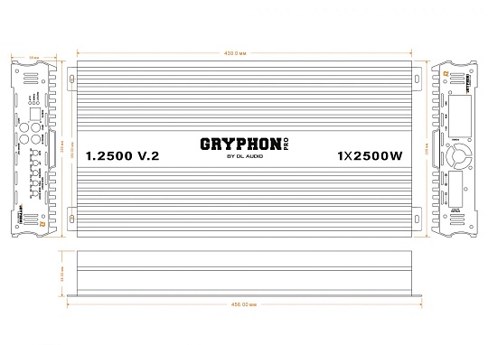 DL Audio Gryphon Pro 1.2500 V2 Усилитель