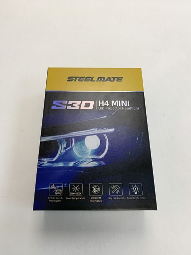 STEEL MATE A6-H4 LED-лампы 45W 6000K (2 шт)