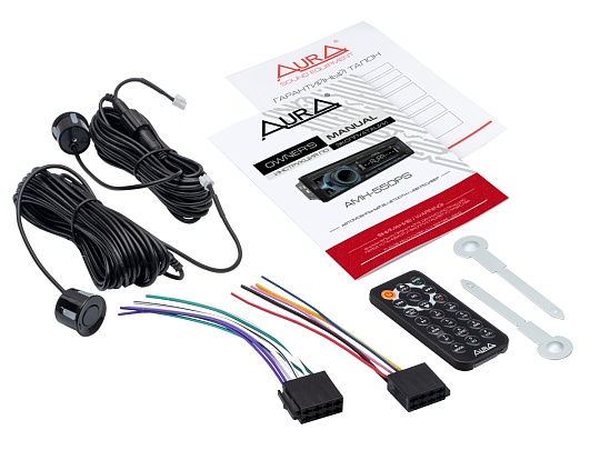 AURA AMH-550PS USB/SD-ресивер (2 парковочных датчика в комплекте)