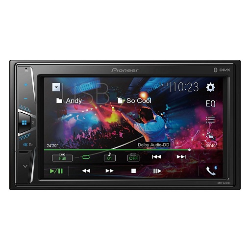 Магнитола Pioneer DMH-G221BT с Bluetooth