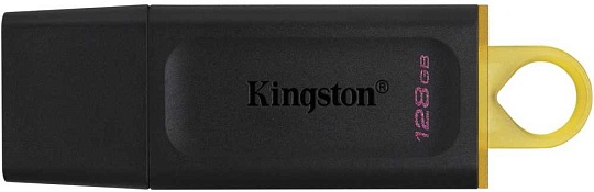 Flash накопитель Kingston DataTraveler Exodia DTX/128GB, черный, желтый