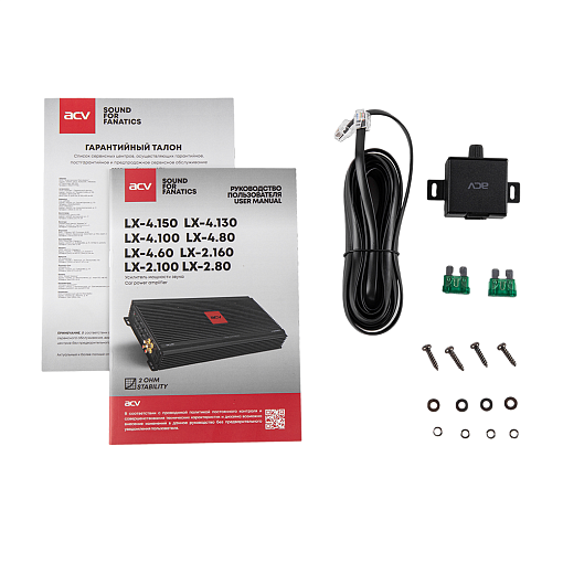Автомобильный усилитель 2х160 Вт ACV LX-2.160
