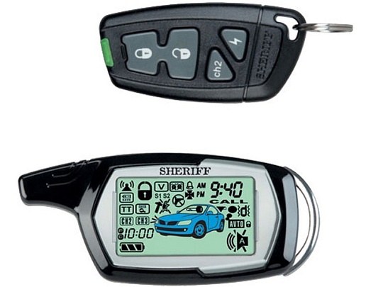 Сигнализация Sheriff ZX 1090Pro (2-way/ЖК/автозапуск)