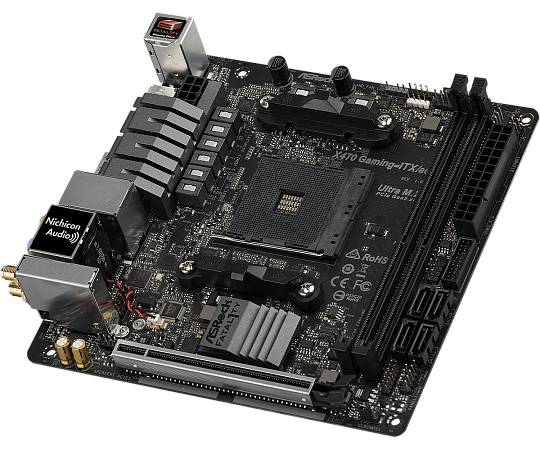 Материнская плата ASRock X470 Gaming-ITX/ac