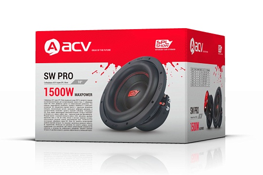Сабвуфер ACV SW PRO102D V2 SPL Show 1500 Вт