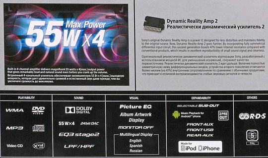 Мультимедиа центр Sony XAV-65