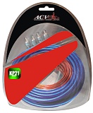 Комплект проводов для подключения 4 канального усилителя ACV 21-KIT4-8 8AWG ECO