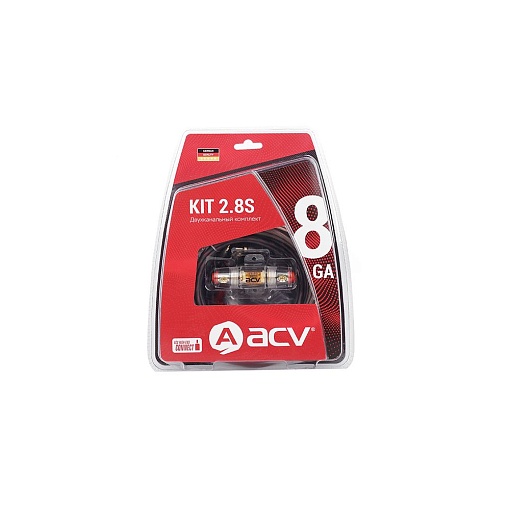 Комплект проводов для 2 канального усилителя ACV KIT 2.8S