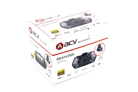 Видеорегистратор ACV GQ615 Dual camera/ BLACK