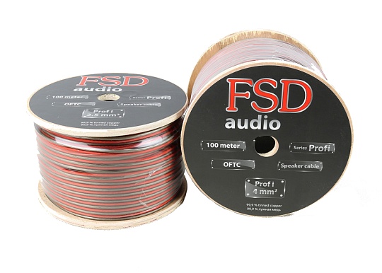 FSD audio PROFI-4mm Акустический кабель 4.00мм 99.9% луженая медь (100м)