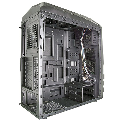 Корпус Miditower ExeGate EVO-8203N-Blue, EX277151RUS