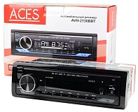 ACES AVH-2130BBT Ресивер 1-Din 4*50вт BT/MP3/USB/SD/AUX/2RCA синий
