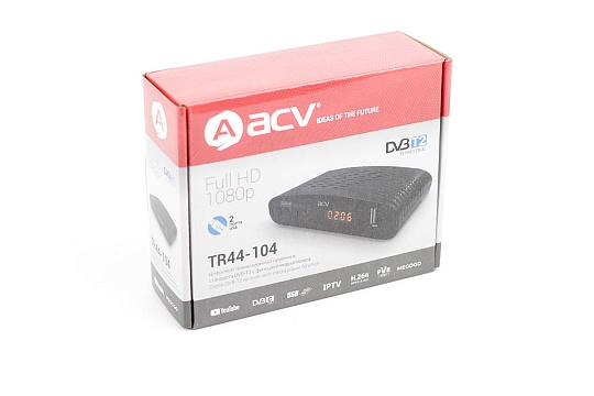Цифровой тюнер DVB-Т2 с функцией медиаплеера ACV TR44-104