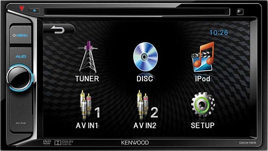 Автомагнитола CD DVD Kenwood DDX-155 2DIN
