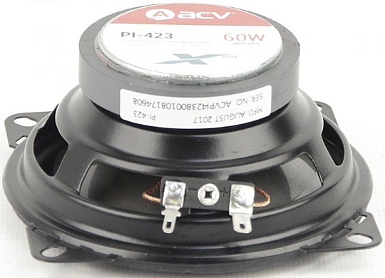 Колонки автомобильные ACV PI-423, 10 см (4"), комплект 2 шт.