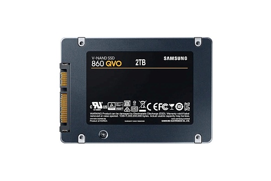 Накопитель SSD 2Tb SAMSUNG 860 QVO, MZ-76Q2T0BW