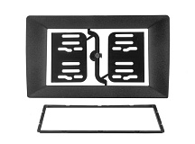 INCAR RUN-FC739 Рамка с 10" на 2DIN Универсальная