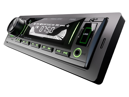 AURA AMH-204BT USB/SD ресивер зеленая подсветка