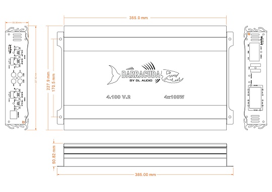 DL Audio Barracuda 4.100 v.2 Усилитель
