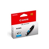 Картридж струйный CANON CLI-451C, 6524B001