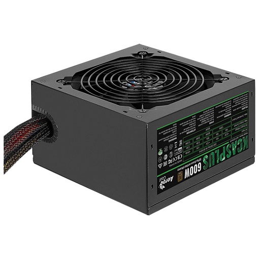 Блок питания ATX 600Вт AEROCOOL KCAS PLUS, KCAS-600W PLUS