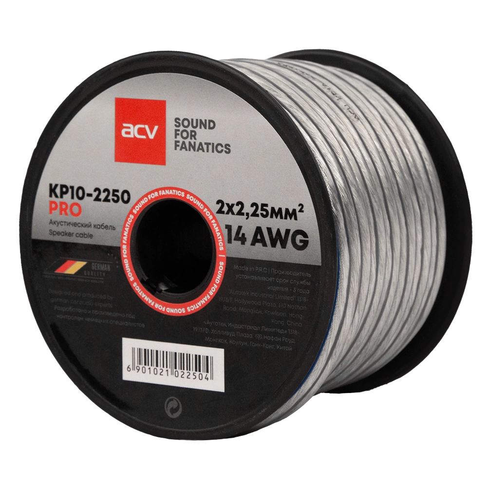 Акустический кабель 14 AWG ACV KP10-2250PRO - купить по цене 1 639 ₽ в  интернет-магазине MVA-Group