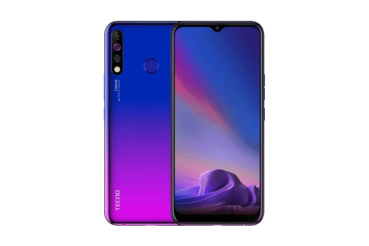 Смартфон TECNO Camon 12 CC7 Dawn Blue, синий, фиолетовый - купить по цене в  интернет-магазине MVA-Group