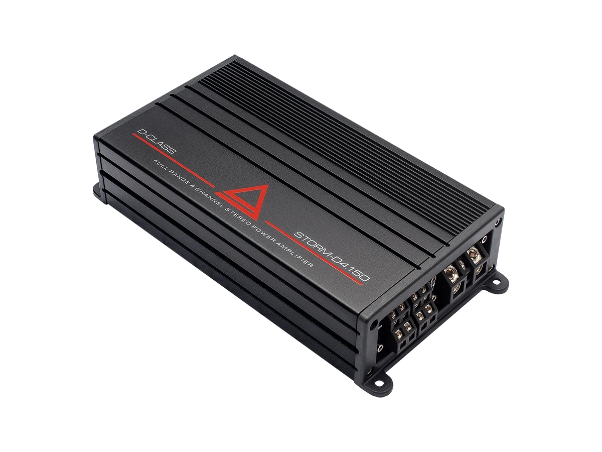 AURA STORM-D4.150 Усилитель 4-х канальный 4х150W - купить по цене 14 790 ₽  в интернет-магазине MVA-Group