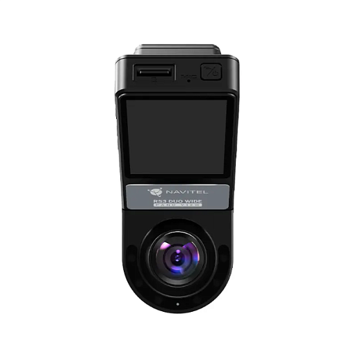 Видеорегистратор NAVITEL RS3 DUO WIDE — 2 камеры по 240°, салонная с ИК подсветкой