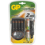 Аккумулятор + зарядное устройство GP PowerBank PB50GS270CA AA NiMH 2700mAh (4шт)