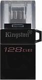 Flash накопитель Kingston DataTraveler microDuo 3 G2 DTDUO3G2/128GB, черный